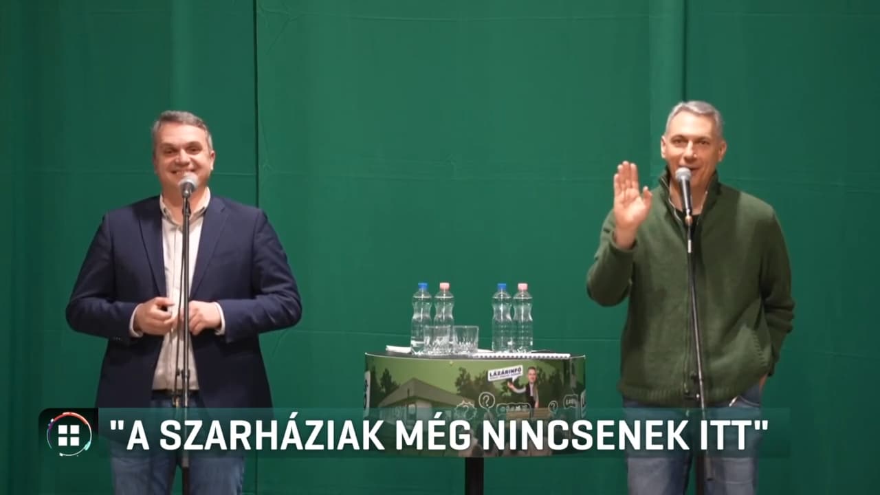 „A szarháziak még nincsenek itt” – Lázár János Hajdúböszörményben beszélt így a tüntetőkről