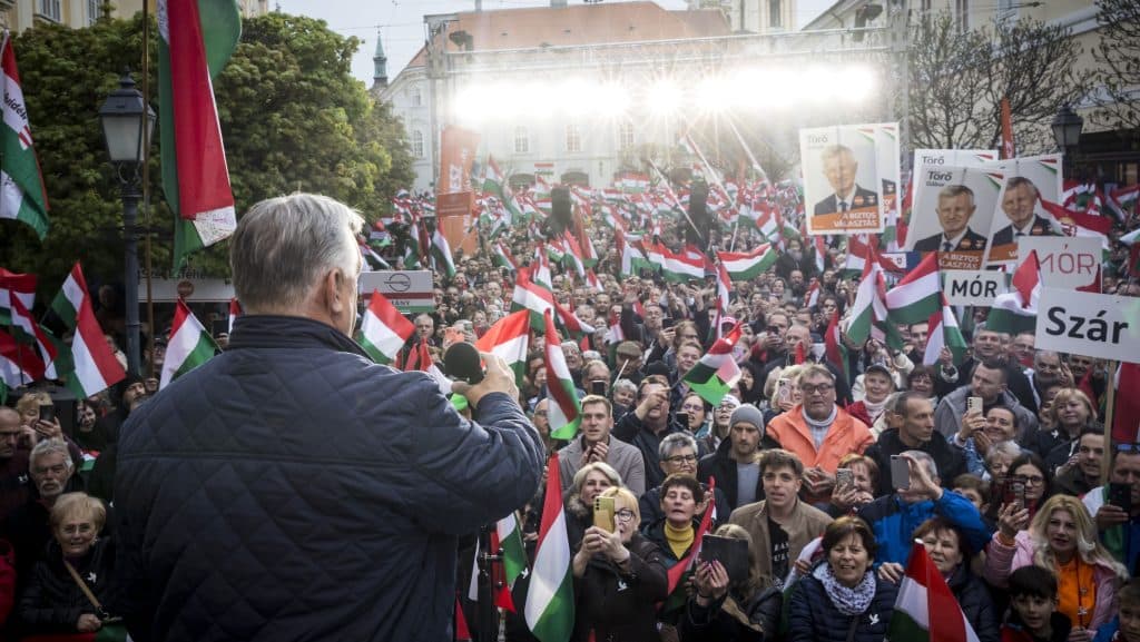 Orbán Viktor kampánybeszéde Székesfehérváron