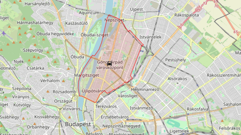 Tömegbaleset történt az Árpád hídnál, egy jármű átszakította a korlátot és lezuhant a felüljáróról