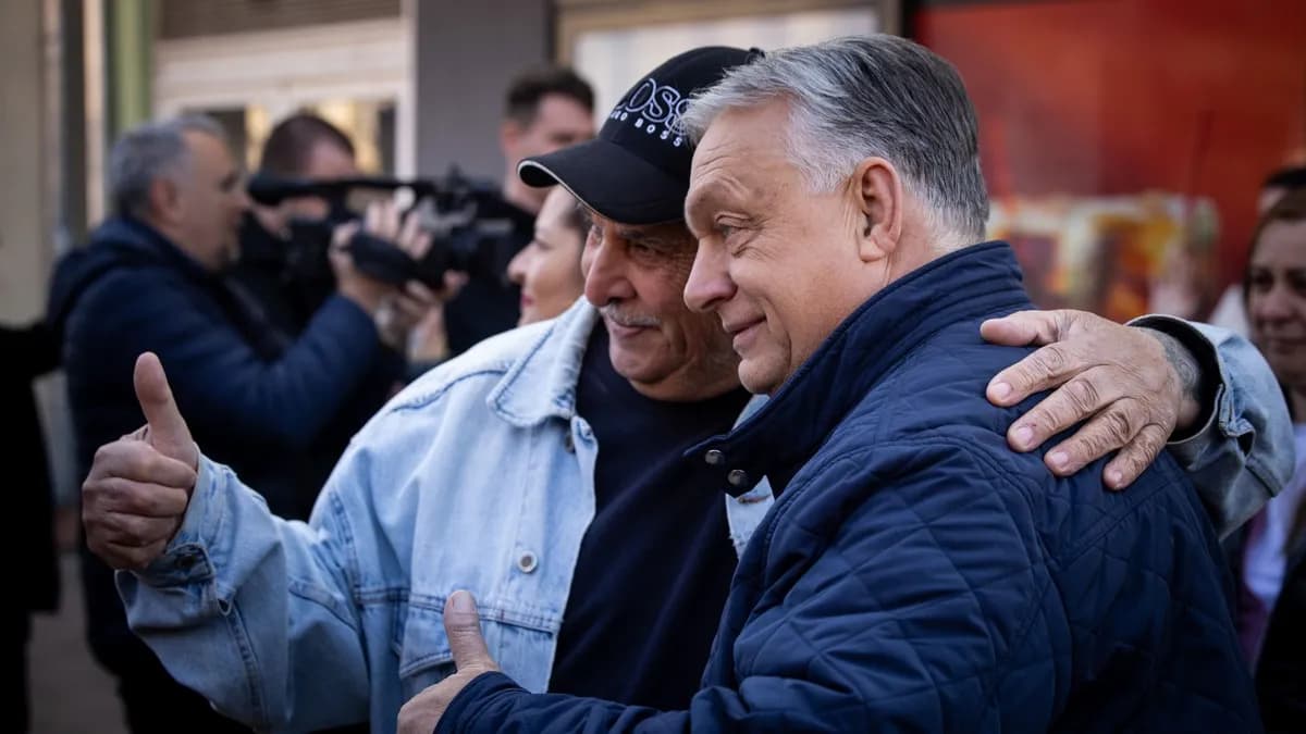 „Begyűjtünk pár kézfogást” – Nem akármit csinált Balassagyarmaton Orbán Viktor