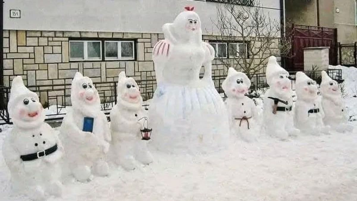 Olvasóink megmutatták a tél legviccesebb alkotásait