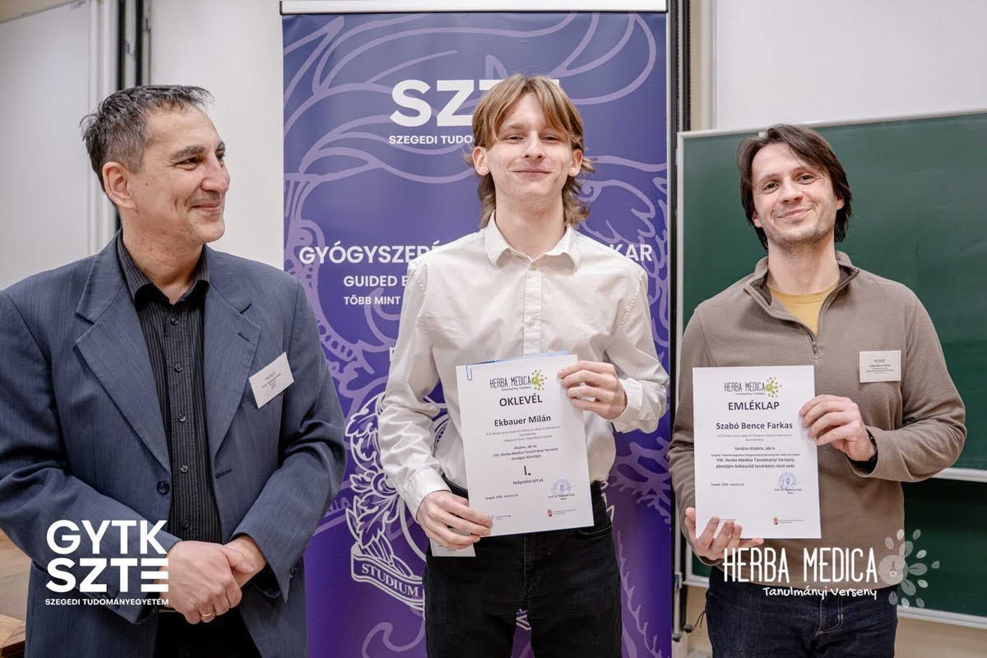 A szombathelyi Bolyai iskola diákja nyerte az országos gyógyszerészeti tanulmányi versenyt