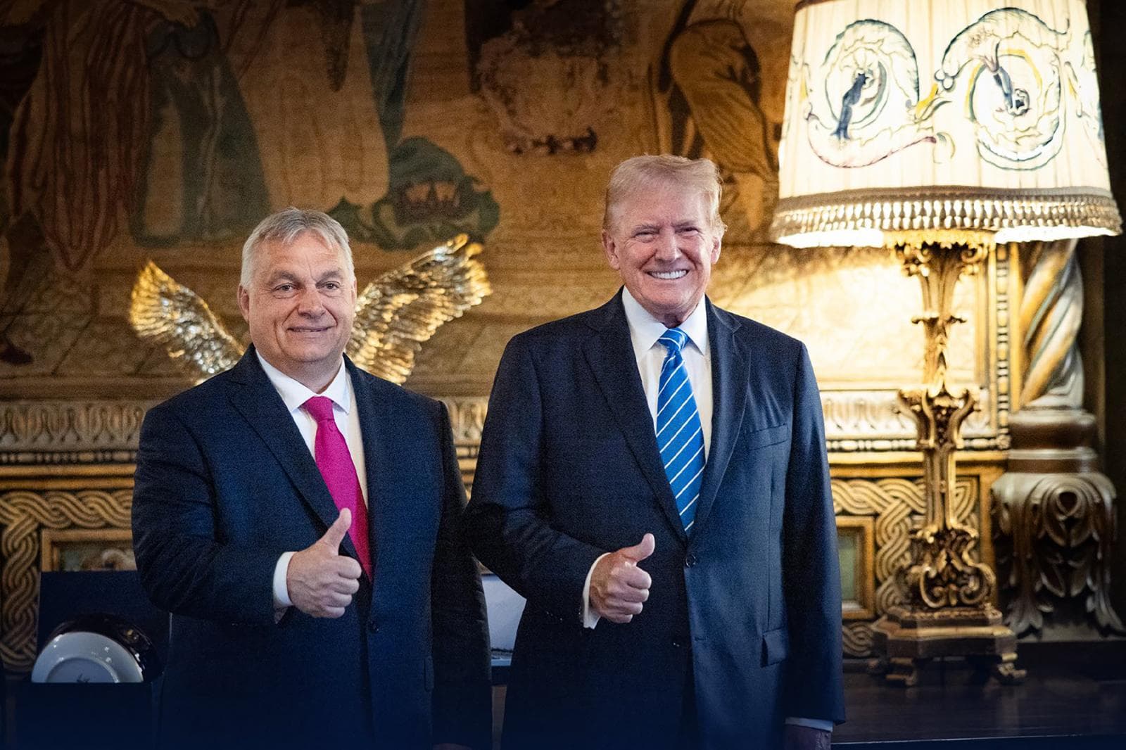 Megint Orbán Viktor mellett kampányol Donald Trump