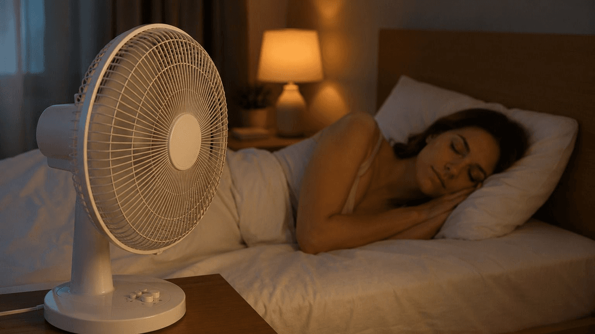 Ventilátorral alszol egész éjjel? Ezt teszi a testeddel